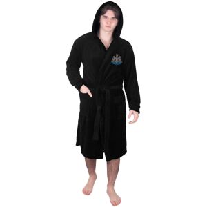 (Black, 3XL) Newcastle United Mens Dressing Gown Robe Hooded Fleece OFFICIAL Foo (Black, 3XL) Newcastle United Mens Dressing Gown Robe Hooded Fleece OFFICIAL Foo