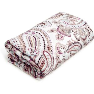 Vera Bradley Womens Oversized Fleece Plush Throw Blanket Sand Paisley King Vera Bradley Womens Oversized Fleece Plush Throw Blanket Sand Paisley King