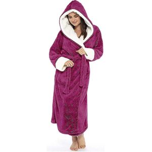 Unbranded (4XL, Rose Red) Women Fleece Bathrobe Soft Ing Gown Hooded Fluffy Towling Bath R Unbranded (4XL, Rose Red) Women Fleece Bathrobe Soft Ing Gown Hooded Fluffy Towling Bath R