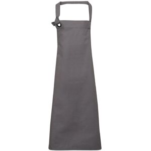 (One Size, Dark Grey) Premier Unisex Calibre Heavy Cotton Canvas Bib Apron (One Size, Dark Grey) Premier Unisex Calibre Heavy Cotton Canvas Bib Apron