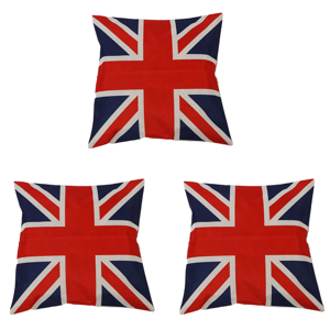 Spactz 3X British Vintage Style Union Jack Flag Throw Pillow Case, Pillowcase Spactz 3X British Vintage Style Union Jack Flag Throw Pillow Case, Pillowcase