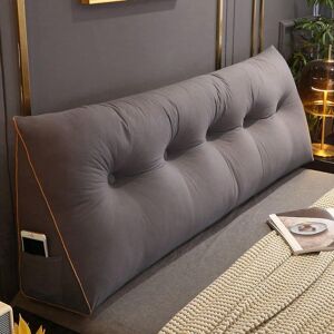 Unbranded Comfortable Lumbar Bed Pillow Reading Backrest Cushion Triangular Headboard Pill Unbranded Comfortable Lumbar Bed Pillow Reading Backrest Cushion Triangular Headboard Pill