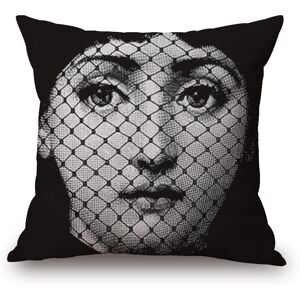 Unbranded (22) Linen Vintage Piero Fornasetti Face Throw Pillow Case Waist Cushion Cover N Unbranded (22) Linen Vintage Piero Fornasetti Face Throw Pillow Case Waist Cushion Cover N