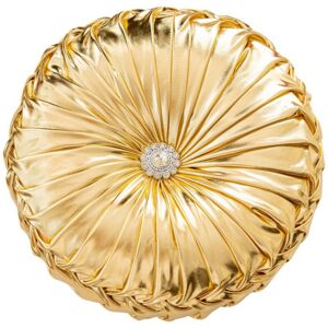 Ancoree (Gold) Solid Color Sequin Round Pillow, Pumpkin Pleated Handmade Metallic Throw Ancoree (Gold) Solid Color Sequin Round Pillow, Pumpkin Pleated Handmade Metallic Throw