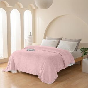 Imperial Rooms (Pink, 130x150 cm) Soft Sherpa Throw Blanket for Sofa Bed Warm Fleece Imperial Rooms (Pink, 130x150 cm) Soft Sherpa Throw Blanket for Sofa Bed Warm Fleece