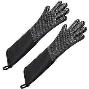 Unbranded Extra Long Professional Silicone Oven Mitt, Heat Resistant Cooking Glove with In Unbranded Extra Long Professional Silicone Oven Mitt, Heat Resistant Cooking Glove with In