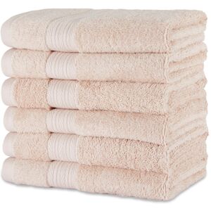 Amazon Basics Fade-Resistant 100% Cotton Hand Towel 6 Pack 16x26 Blush Pink Amazon Basics Fade-Resistant 100% Cotton Hand Towel 6 Pack 16x26 Blush Pink