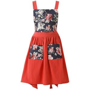 Unbranded (As show, One size) Apron with pockets, cute floral chef apron, suitable for kit Unbranded (As show, One size) Apron with pockets, cute floral chef apron, suitable for kit