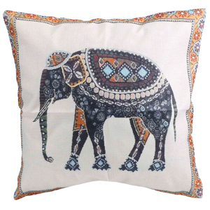 Typecat Indian Knitted Elephant Cotton Linen Throw Pillow Case Cushion Cover Decor Typecat Indian Knitted Elephant Cotton Linen Throw Pillow Case Cushion Cover Decor