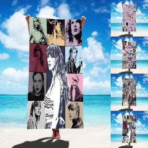 Unbranded (75*150cm, A) Taylor Swift Print Beach Towel Oversized, Super Absorbent Microfib Unbranded (75*150cm, A) Taylor Swift Print Beach Towel Oversized, Super Absorbent Microfib