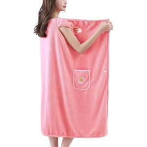 Unbranded (Pink) Spa Wrap Towel for Women Shower Bath Body Wrap Robe Absorbent - Bathrob Unbranded (Pink) Spa Wrap Towel for Women Shower Bath Body Wrap Robe Absorbent - Bathrob