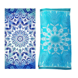 senza marchio 2PCS Absorbent Quick-drying Beach Towel Microfiber Yoga Sports Towel senza marchio 2PCS Absorbent Quick-drying Beach Towel Microfiber Yoga Sports Towel