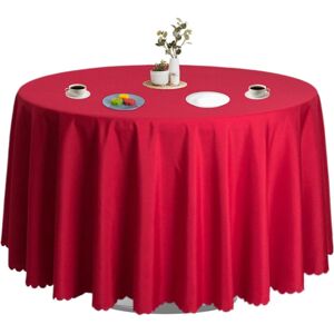 Unbranded (2 x 9.8 inch (Refer to description), Red) Table Cloth Round Cover,63-Inch Solid Unbranded (2 x 9.8 inch (Refer to description), Red) Table Cloth Round Cover,63-Inch Solid