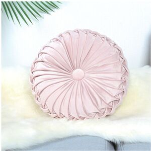 Unbranded (Light Pink) Plush Round Pleated Pumpkin Pillow Couch Cushion Floor Pillow Home Unbranded (Light Pink) Plush Round Pleated Pumpkin Pillow Couch Cushion Floor Pillow Home