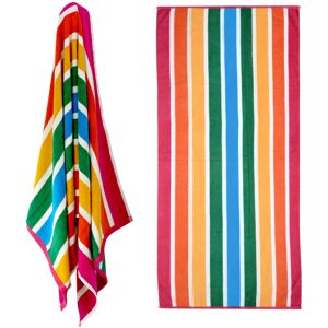 (6-K006) GEEZY Soft Cotton Beach Towel Velour Multicolor Outdoor Travel Summer P (6-K006) GEEZY Soft Cotton Beach Towel Velour Multicolor Outdoor Travel Summer P