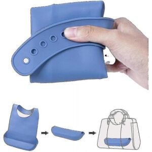 Unbranded Silicone Adult Bib Waterproof Clothing Protector Reusable Apron Mealtime Crumb C Unbranded Silicone Adult Bib Waterproof Clothing Protector Reusable Apron Mealtime Crumb C