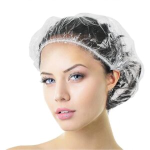 Unbranded Shower Cap Disposable, 100 Pcs Shower Caps Large&thick Waterproof Clear Plastic Unbranded Shower Cap Disposable, 100 Pcs Shower Caps Large&thick Waterproof Clear Plastic