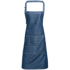 (One Size, Blue Denim) Premier Unisex Adult Colours Pocket Full Apron (One Size, Blue Denim) Premier Unisex Adult Colours Pocket Full Apron