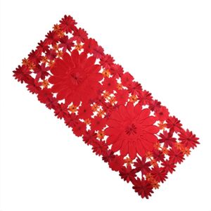 Unbranded (As show, One size) Household Red Table Runner Tablecloth Polyester Fiber Table Unbranded (As show, One size) Household Red Table Runner Tablecloth Polyester Fiber Table