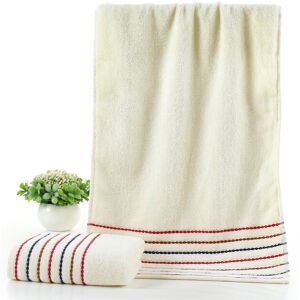 Unbranded (Crosswhite) Striped Towel Cotton Large Thick Bath Face Shower Home Hotel Adults Unbranded (Crosswhite) Striped Towel Cotton Large Thick Bath Face Shower Home Hotel Adults