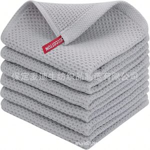 Gaatpot (Light gray, 34*73cm(without hook)) Pure cotton honeycomb kitchen square towel 4 Gaatpot (Light gray, 34*73cm(without hook)) Pure cotton honeycomb kitchen square towel 4