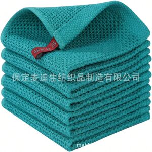 Gaatpot (dark green, 34*73cm(without hook)) Pure cotton honeycomb kitchen square towel 4 Gaatpot (dark green, 34*73cm(without hook)) Pure cotton honeycomb kitchen square towel 4