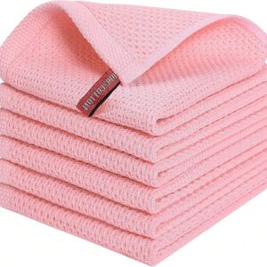 Gaatpot (light pink, 34*34cm(with hook)) Pure cotton honeycomb kitchen square towel 40*6 Gaatpot (light pink, 34*34cm(with hook)) Pure cotton honeycomb kitchen square towel 40*6