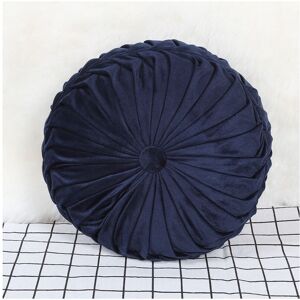 Unbranded (Navy) Plush Round Pleated Pumpkin Pillow Couch Cushion Floor Pillow Home For De Unbranded (Navy) Plush Round Pleated Pumpkin Pillow Couch Cushion Floor Pillow Home For De