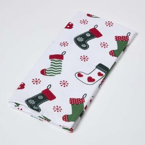 Homescapes Stockings Christmas Tea Towel Homescapes Stockings Christmas Tea Towel