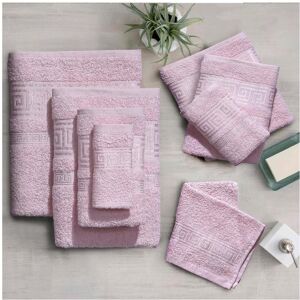 Unbranded (Pink, 1 Each(Face,Hand,Bath Towel&Bath Sheet)) Luxury 100% Egyptian Cotton Hand Unbranded (Pink, 1 Each(Face,Hand,Bath Towel&Bath Sheet)) Luxury 100% Egyptian Cotton Hand