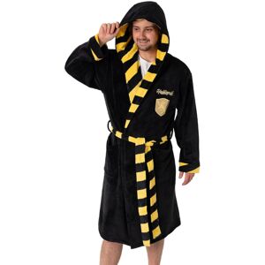 (X-Large) Harry Potter Hooded Bathrobe (Unisex Black) (X-Large) Harry Potter Hooded Bathrobe (Unisex Black)