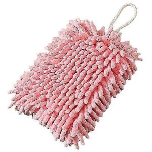 Unbranded Pack Kitchen Hand Towels with Hanging Loop (Pink, 7.5" x 5") Unbranded Pack Kitchen Hand Towels with Hanging Loop (Pink, 7.5" x 5")