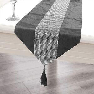 Unbranded Christmas table runner in velvet and rhinestones Unbranded Christmas table runner in velvet and rhinestones