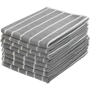 Unbranded Pack of 8 Lint-Free Bamboo and Microfiber Kitchen Towels, 65 x 45 cm, Grey Unbranded Pack of 8 Lint-Free Bamboo and Microfiber Kitchen Towels, 65 x 45 cm, Grey