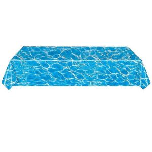 Unbranded Ocean Wave Pattern Plastic Tablecloth, Water Wave Pattern Disposable Tablecloth Unbranded Ocean Wave Pattern Plastic Tablecloth, Water Wave Pattern Disposable Tablecloth