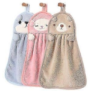 Unbranded Hand Towel Set, 3 Pack Soft Coral Velvet Microfiber Hand Towels with Cute Animal Unbranded Hand Towel Set, 3 Pack Soft Coral Velvet Microfiber Hand Towels with Cute Animal