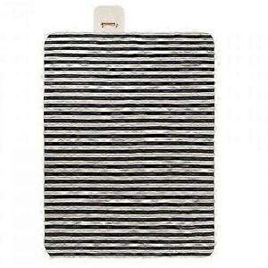 Kikidex (0.5cm x 170cm x 130cm, Black) Alba RPET Striped Picnic Blanket Kikidex (0.5cm x 170cm x 130cm, Black) Alba RPET Striped Picnic Blanket