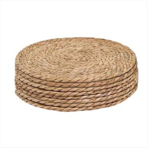 Unbranded Natural Water Hyacinth Placemats Set of 8, Heat Resistan T Rattan Woven Mats for Unbranded Natural Water Hyacinth Placemats Set of 8, Heat Resistan T Rattan Woven Mats for