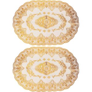 Unbranded Table Mats For Kitchen Restaurant, Sturdy Material Non Slip PVC Placemats Fade R Unbranded Table Mats For Kitchen Restaurant, Sturdy Material Non Slip PVC Placemats Fade R