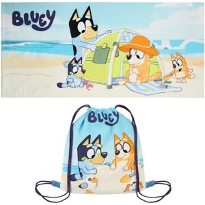 Bluey Fold Away Beach Towel Bag For Boys & Girls Kids Bathtowel Childrens Swimmi Bluey Fold Away Beach Towel Bag For Boys & Girls Kids Bathtowel Childrens Swimmi
