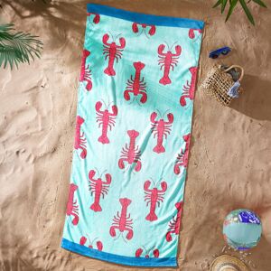 Catherine Lansfield Lobster 76x160cm Cotton Beach Towel Red Catherine Lansfield Lobster 76x160cm Cotton Beach Towel Red