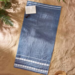 Catherine Lansfield Anchors 90x180cm Cotton Extra Large Beach Towel Blue Catherine Lansfield Anchors 90x180cm Cotton Extra Large Beach Towel Blue