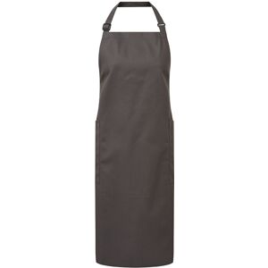 (One Size, Dark Grey) Premier Organic Fairtrade Certified Recycled Full Apron (One Size, Dark Grey) Premier Organic Fairtrade Certified Recycled Full Apron