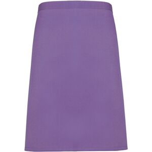 (One Size, Rich Violet) Premier Ladies/Womens Mid-Length Apron (One Size, Rich Violet) Premier Ladies/Womens Mid-Length Apron