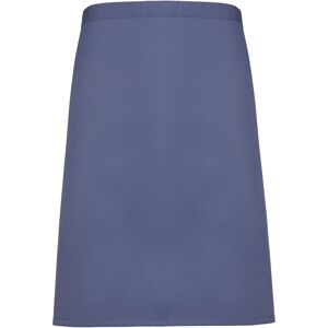 (One Size, Marine Blue) Premier Ladies/Womens Mid-Length Apron (One Size, Marine Blue) Premier Ladies/Womens Mid-Length Apron