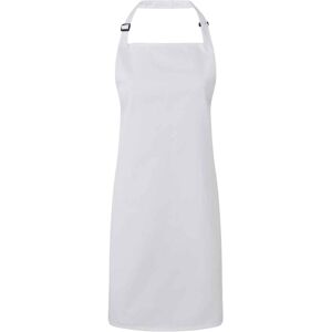 (One Size, White) Premier Unisex Adult Colours Full Apron (One Size, White) Premier Unisex Adult Colours Full Apron