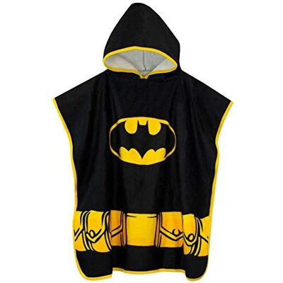 DC Comics Boys Batman Hooded Towel Poncho DC Comics Boys Batman Hooded Towel Poncho
