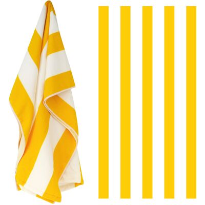 GEEZY - Stripe - Orange Stripes - Large Microfibre - Towel GEEZY - Stripe - Orange Stripes - Large Microfibre - Towel