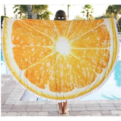 Unbranded Round Beach Towel With Pompom - Indian Mandala - Yoga Mat - Tablecloth, Scarf, B Unbranded Round Beach Towel With Pompom - Indian Mandala - Yoga Mat - Tablecloth, Scarf, B