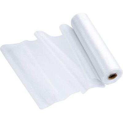 GOTRUST 50 m x 30 cm Fabric Table Runner Tulle Roll Organza Transparent Roll of Organza GOTRUST 50 m x 30 cm Fabric Table Runner Tulle Roll Organza Transparent Roll of Organza